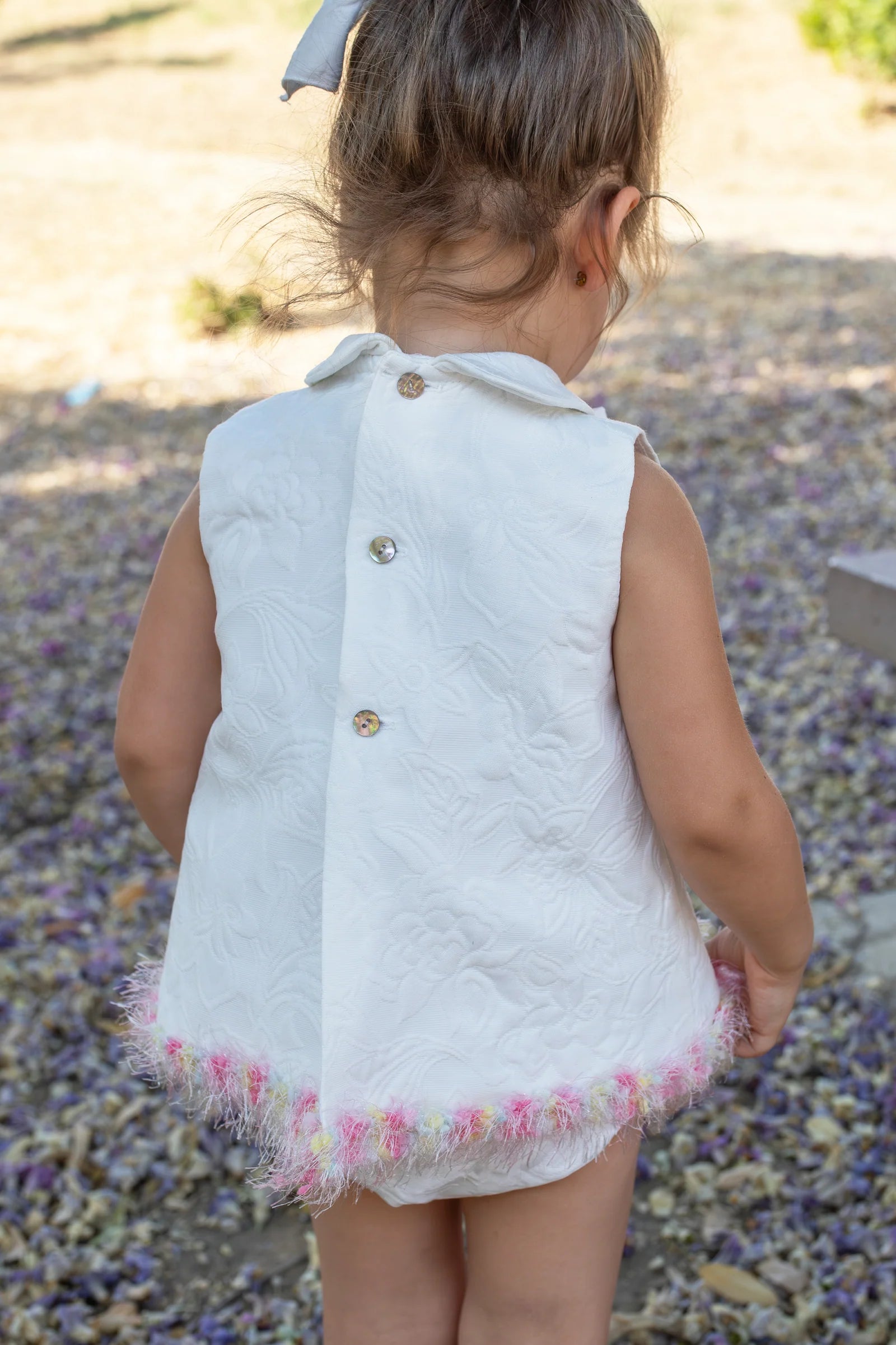 Naxos Baby Girls Multicolor Dress & Knickers Set