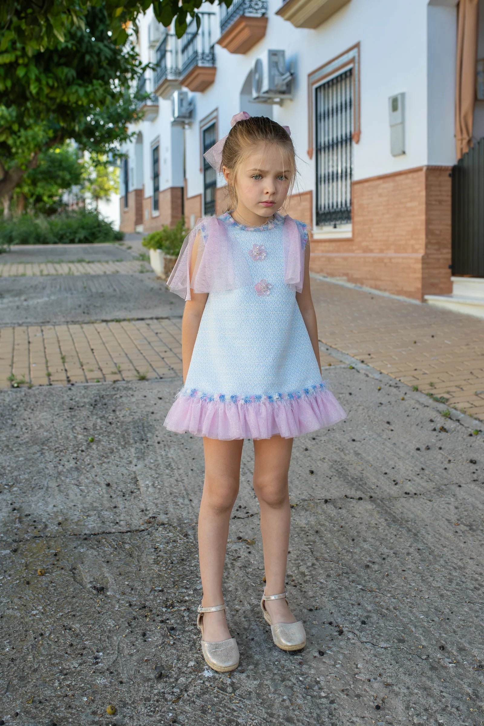 Naxos Girls Bubblegum Tulle Dress