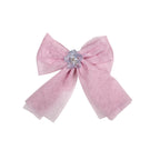 Naxos Girls Pink Tulle Hair Bow