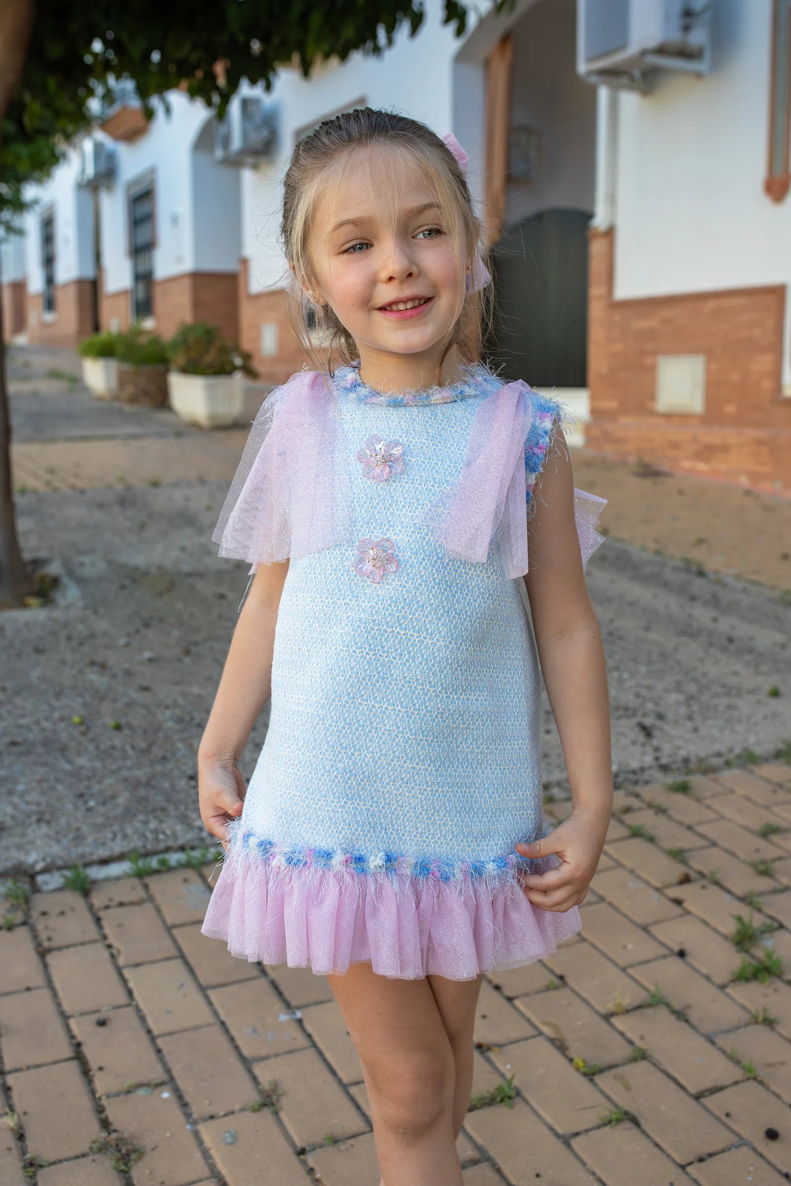 Naxos Girls Bubblegum Tulle Dress