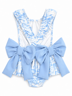 Blue Dolce Bow Swimsuit