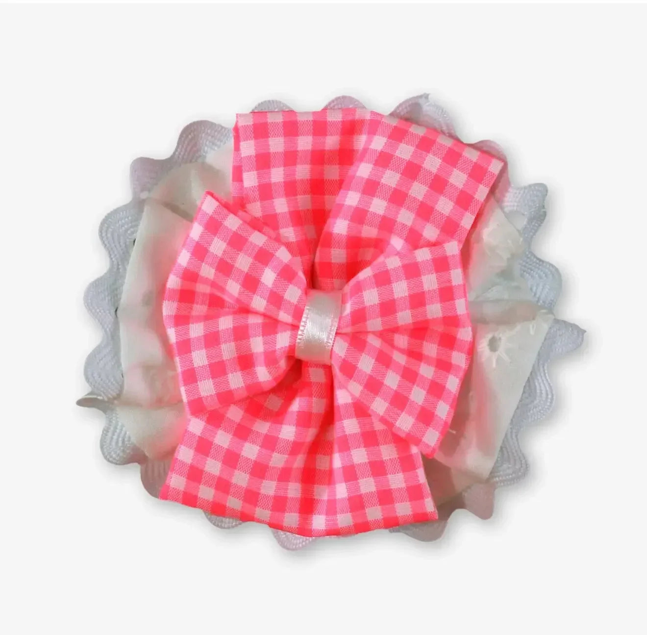 Miranda Girls White & Neon Pink Headband