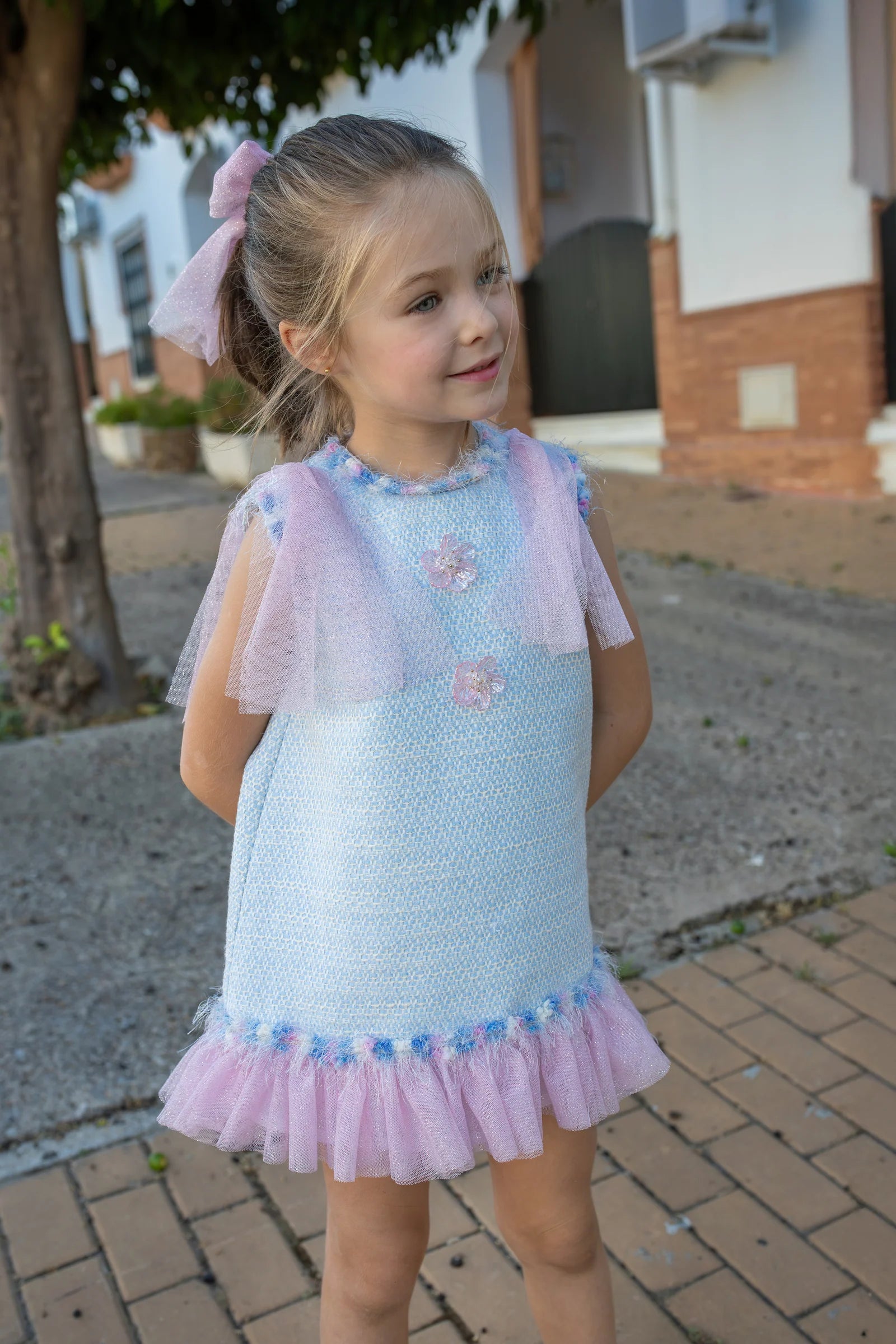 Naxos Girls Bubblegum Tulle Dress