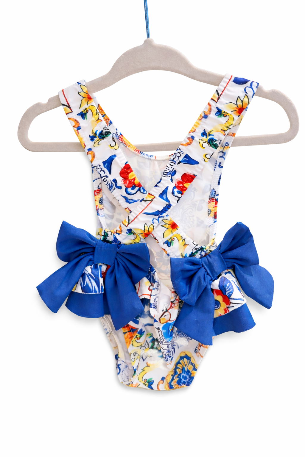 Amalfi Mosaic Bow Swimsuit