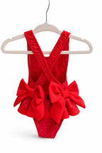 Red Diamonte Swimsuit
