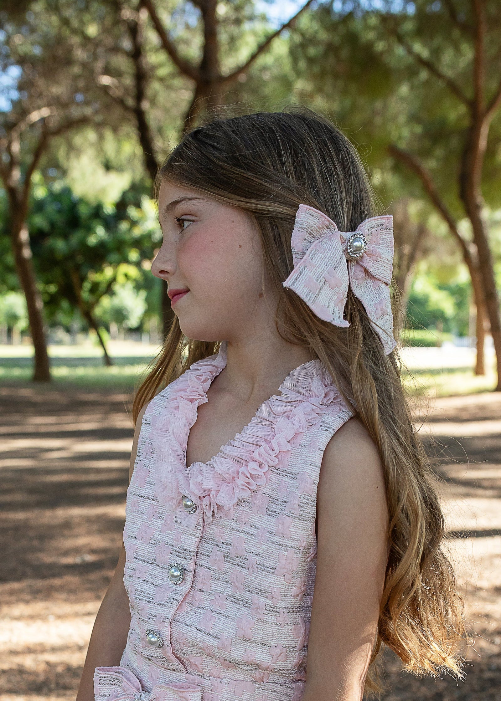 Naxos Girls Pink Bow
