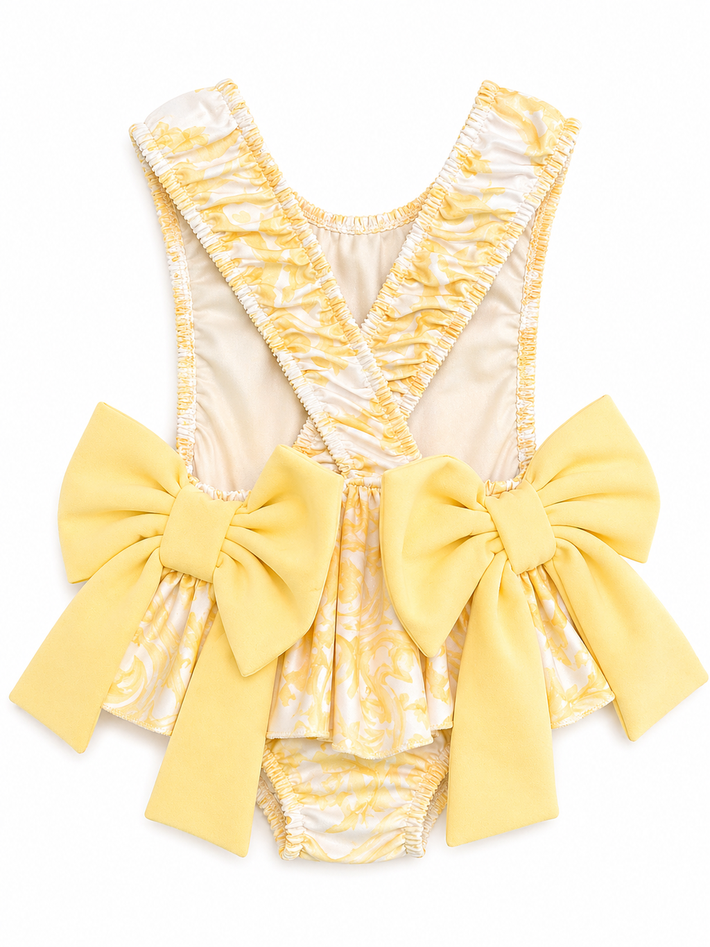 Yellow Dolce Bow Swimsuit