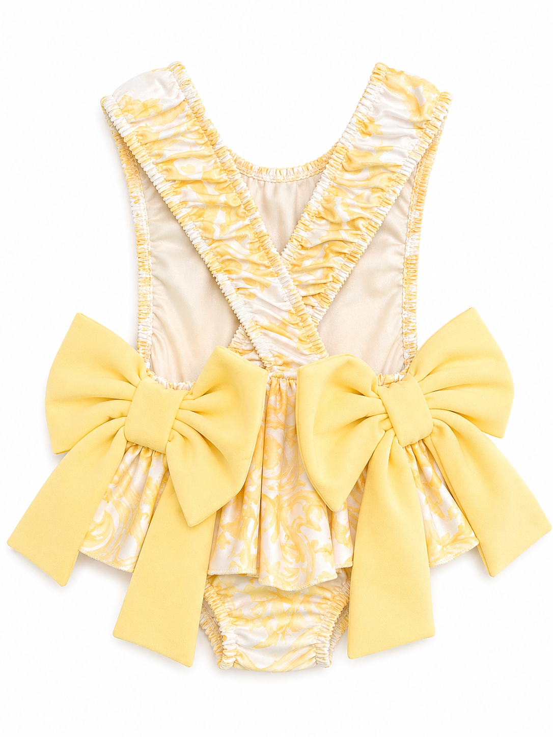Yellow Dolce Bow Swimsuit
