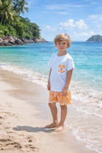 Rochy Boys Orange Swim Shorts