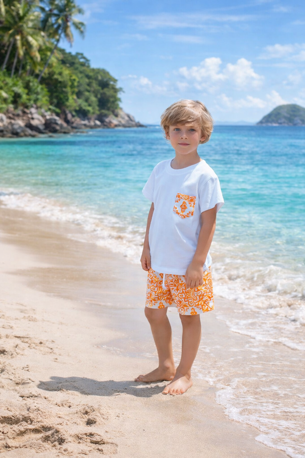 Rochy Boys T-Shirt Orange