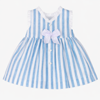 Miranda Baby Girl Blue Striped Dress