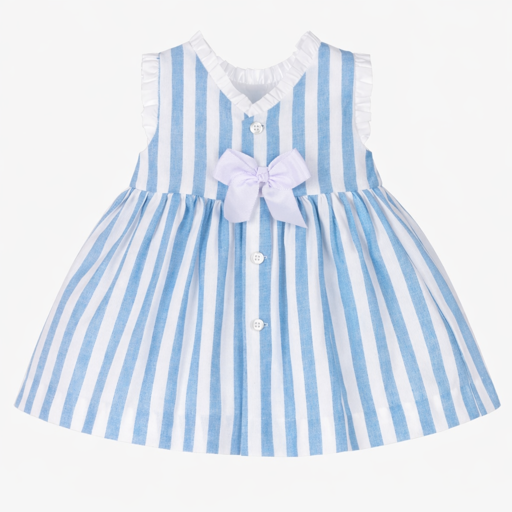 Miranda Baby Girl Blue Striped Dress